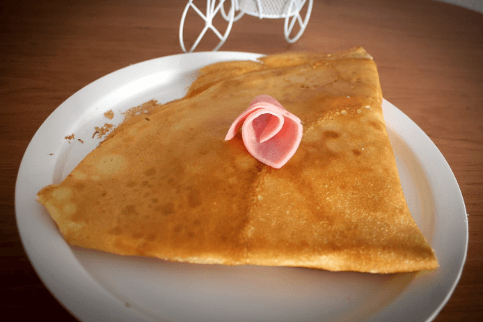Crepa de Philadelphia con Jamón
