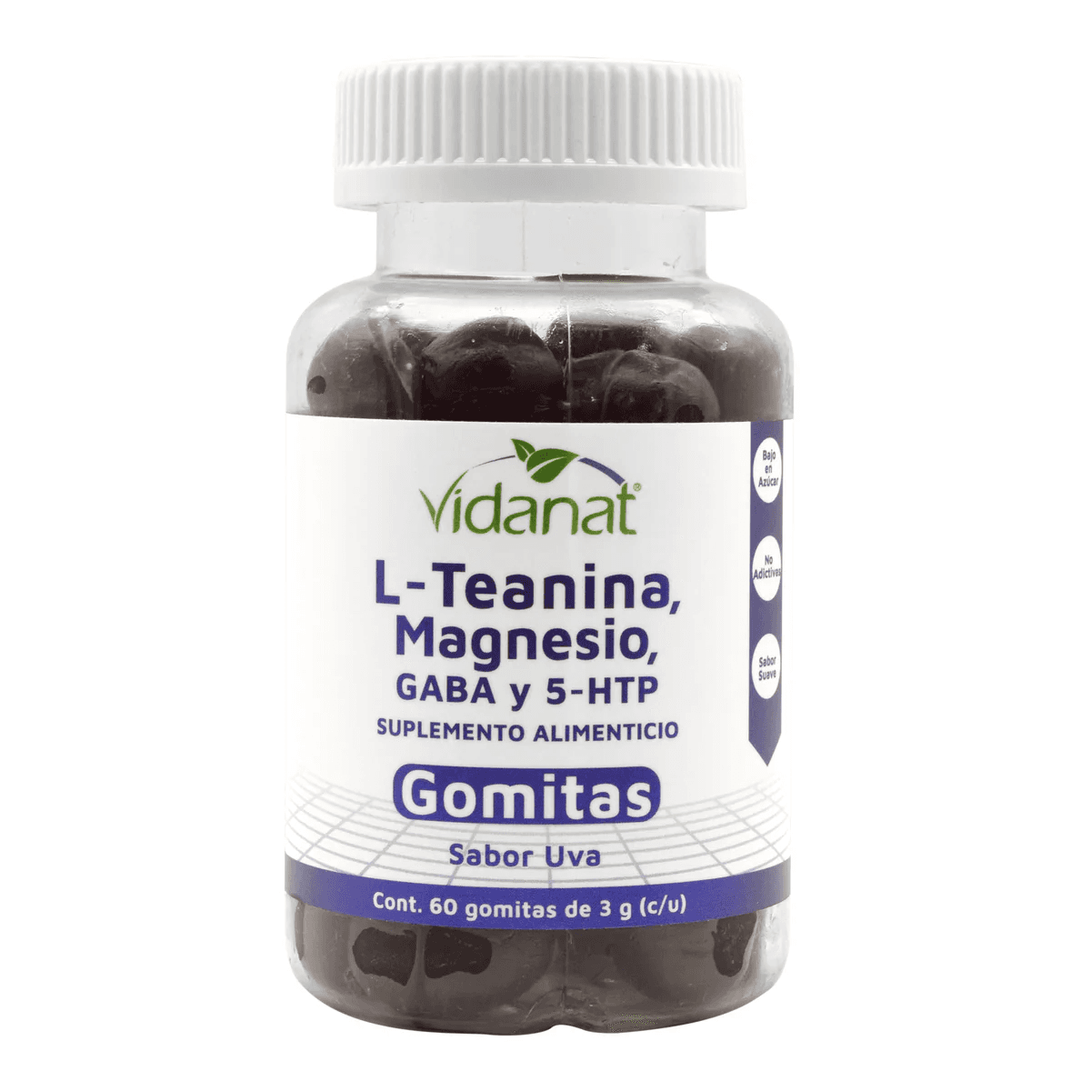 GOMITAS L TEANINA MAGNESIO SAB UVA 60 GOMITAS