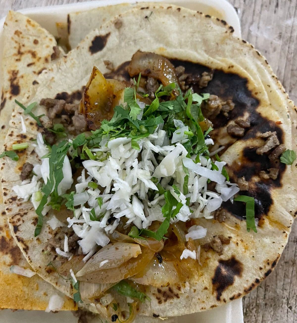 Taco Torteado de Asada