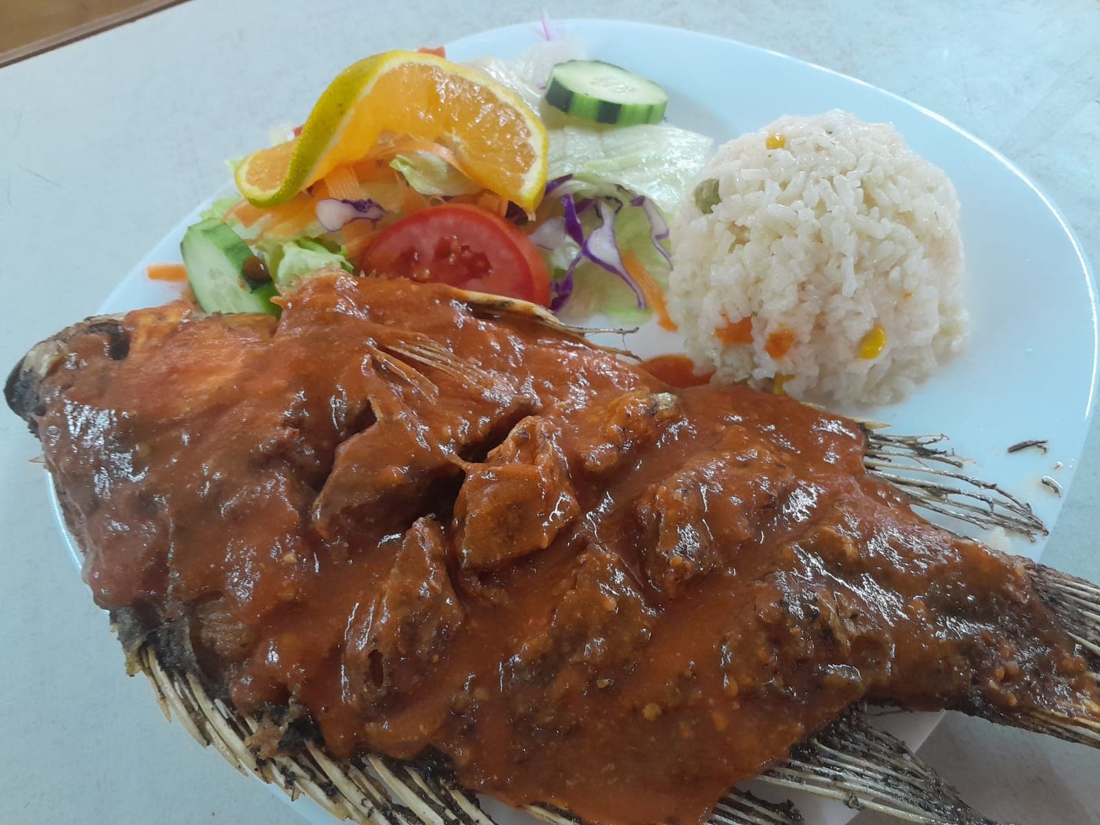 Mojarra Frita al Gusto