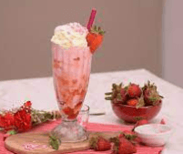 MALTEADA FRESAS CON CREMA