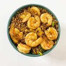 Arroz con Camarones y Lechón Entero