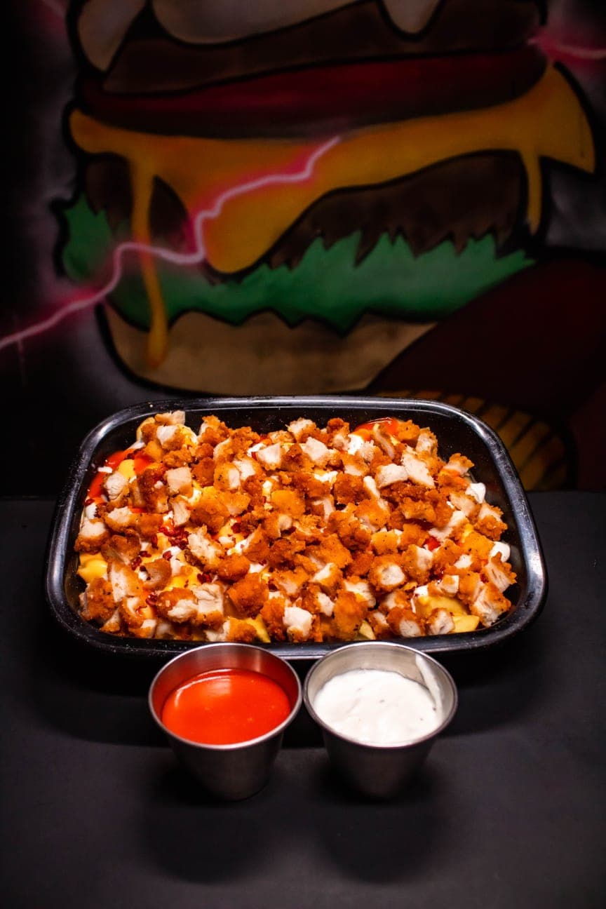 Papas con trocitos de tenders 🍟