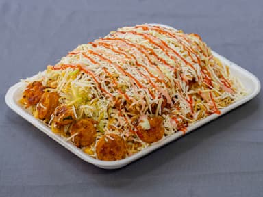 Salchipapas de Chorizo.