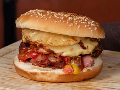 Hamburguesa Hawaiana