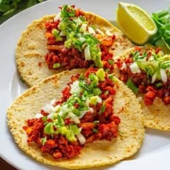 Orden de Tacos de Chorizo