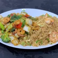 Combinado con Langostino