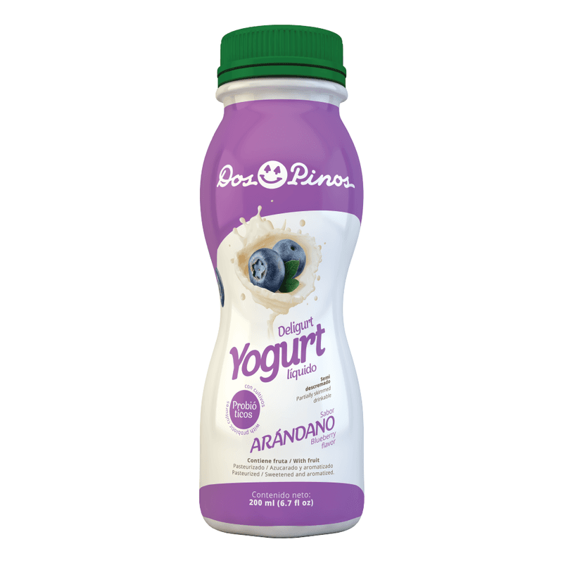 Yogurt Dos Pinos Arándanos Botella 200 ml