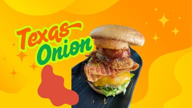 💥 Texas Onion + Papas + Bebida