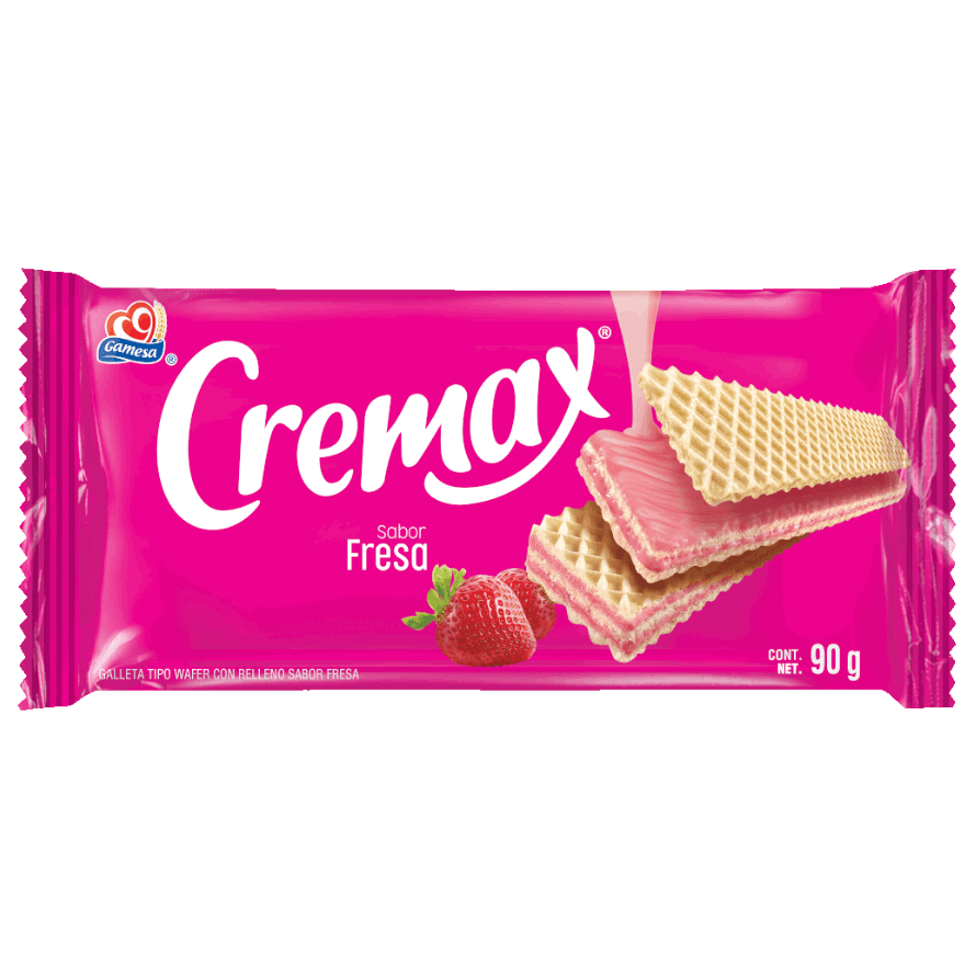 GAMESA CREMAX NIEVE FRESA 90 g