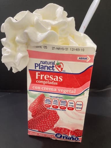 Fresas con Crema