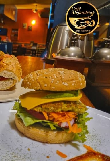 Vegetarian Cheese Burger