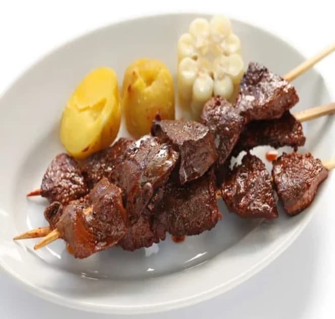 Anticuchos de Corazón 2 uds