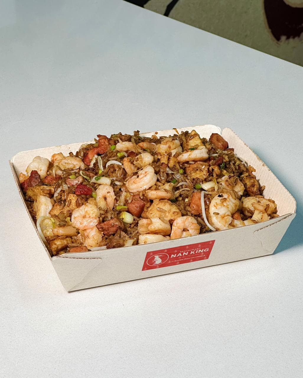 Arroz Frito Especial con Camarones