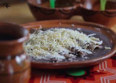Enfrijoladas con Pollo