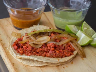 Taco de Chorizo