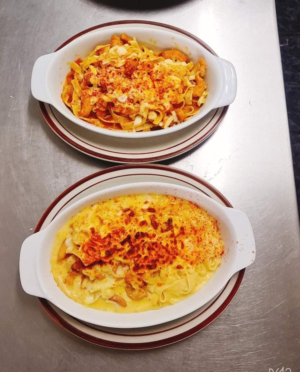 Fetuccini con Pollo o Pescado