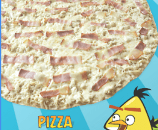 Pizza de 1 Porción Pollo Tocineta
