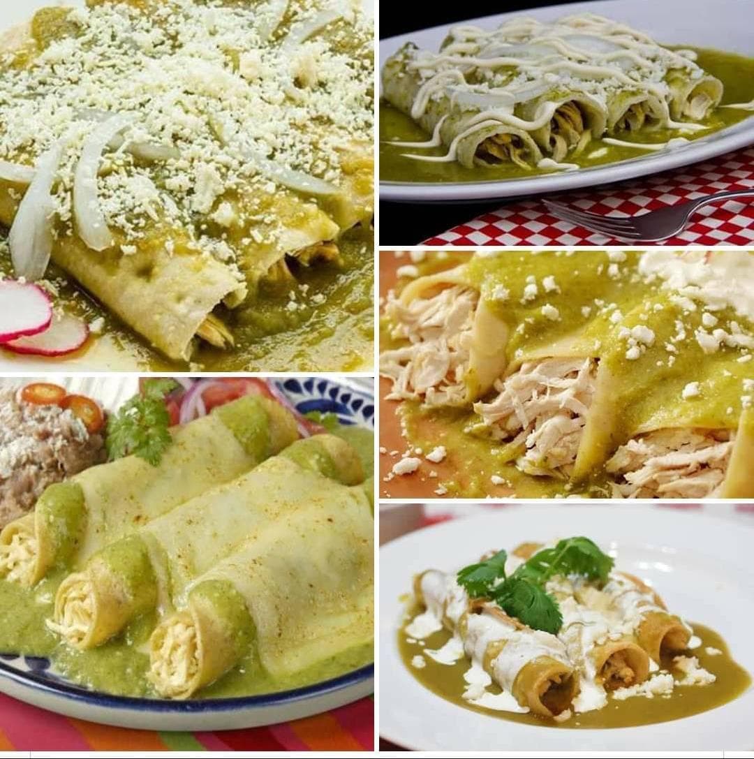 Enchiladas verdes