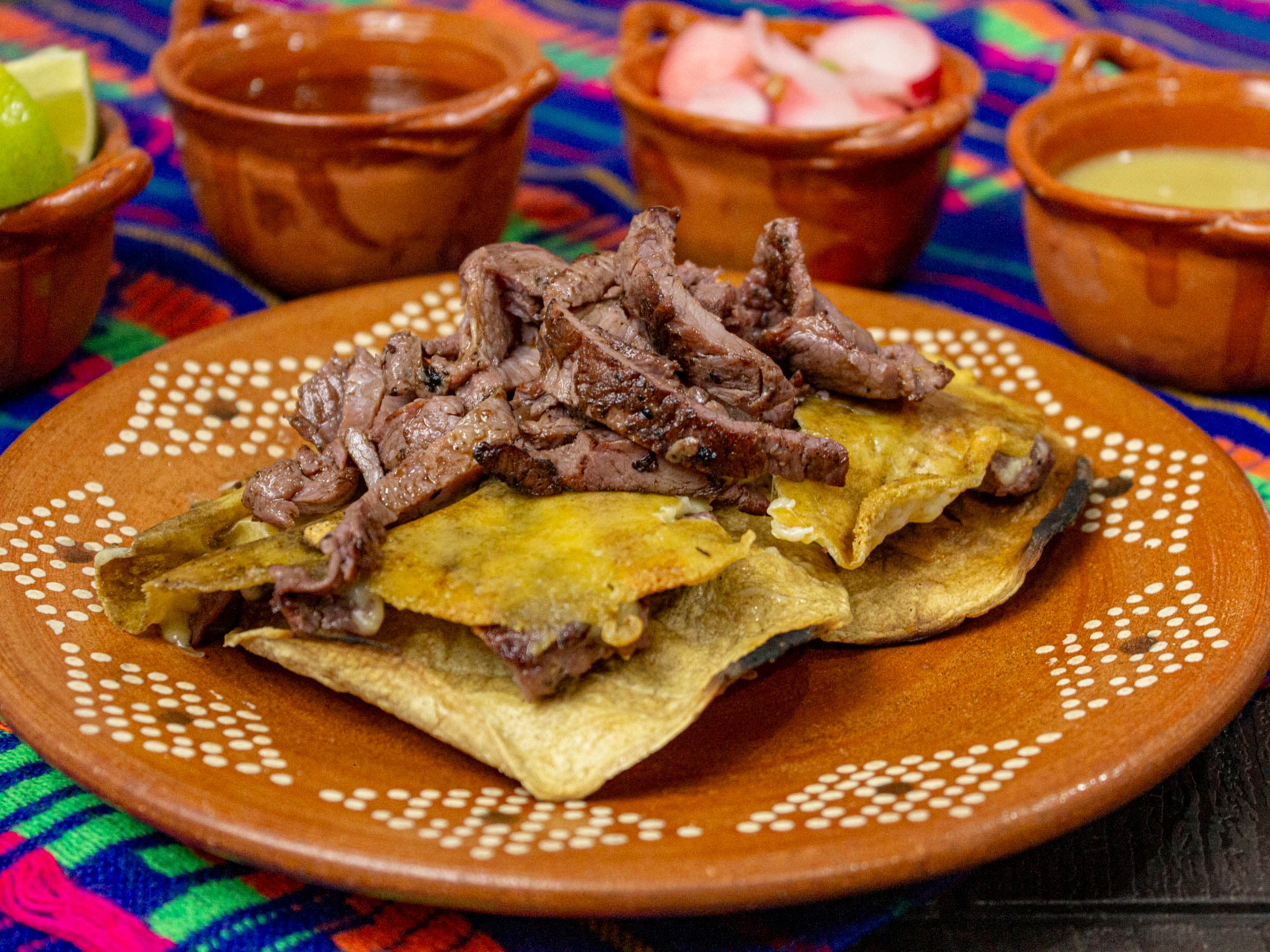 Volcán de Rib Eye con queso