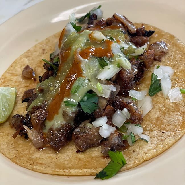 Taco de tripa