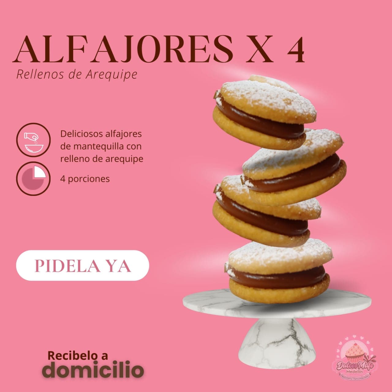 Alfajores Rellenos de Arequipe