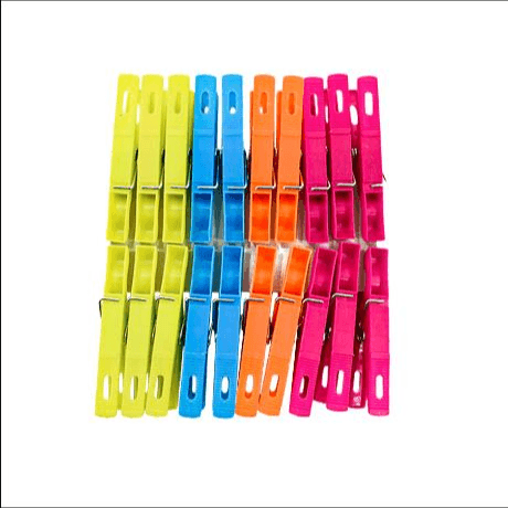 Set Pinzas de Plástico Colores