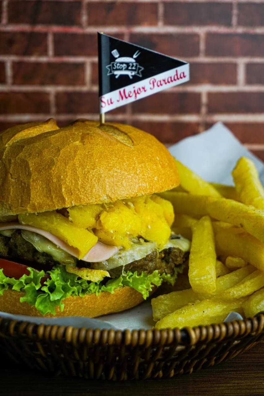 Hamburguesa Hawaiana