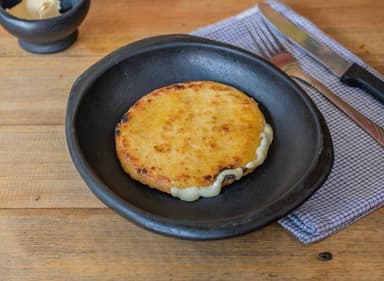 Arepa con queso