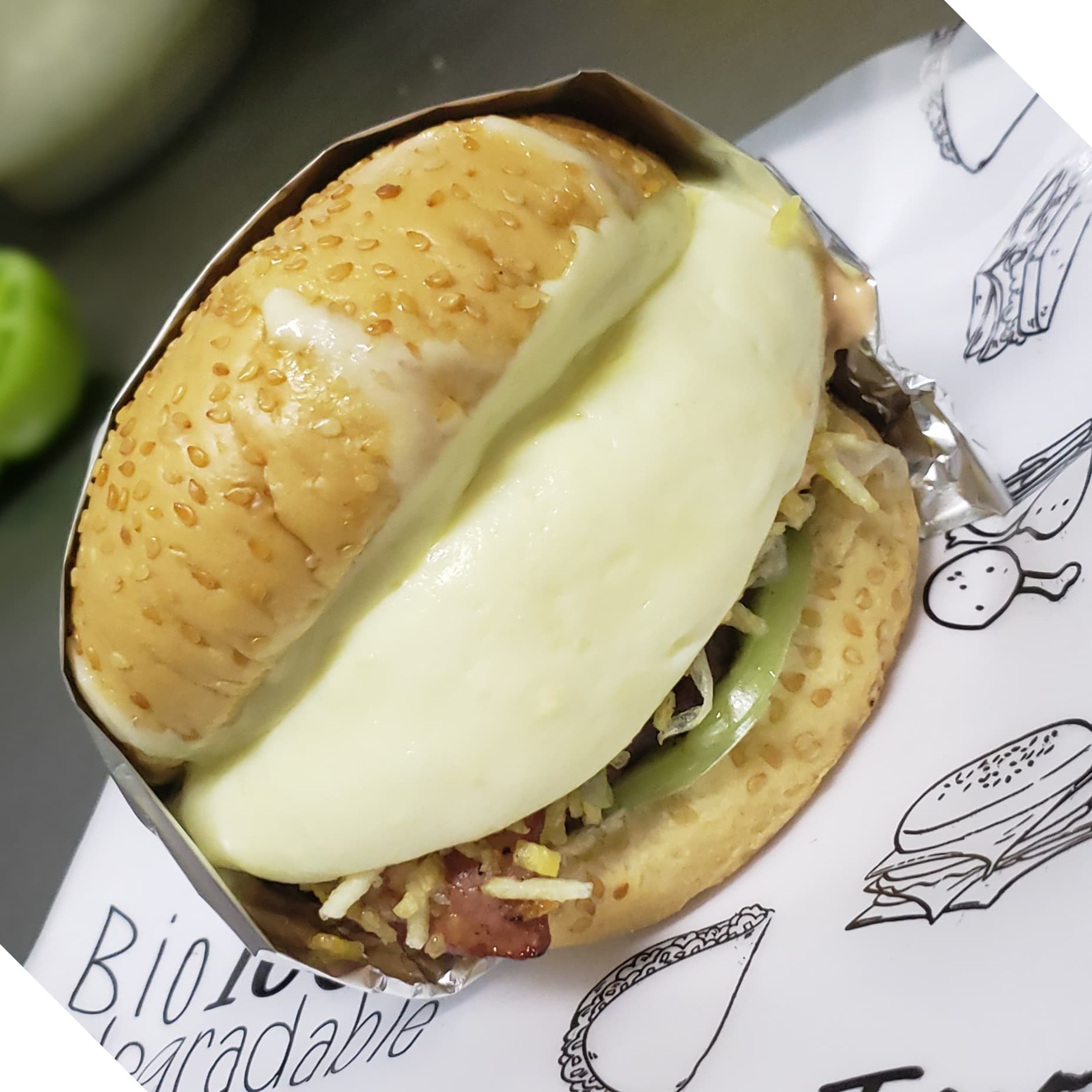 Hamburguesa Pollo Filete