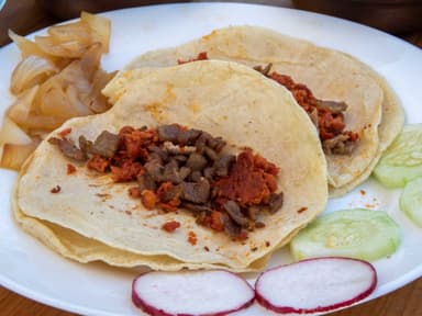 TACO MIXTO ASADA/CHORIZO