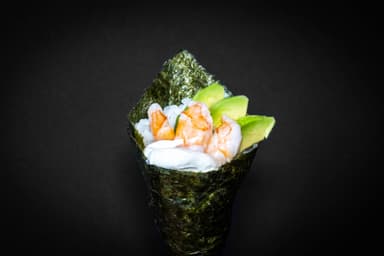 Temaki de camarón