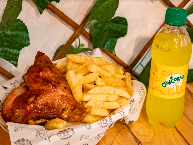 1/4 de Pollo más Gaseosa 330 ml