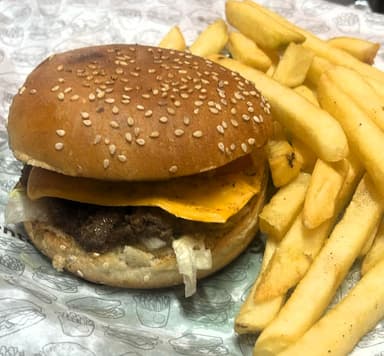 Mini Burger+ Papas