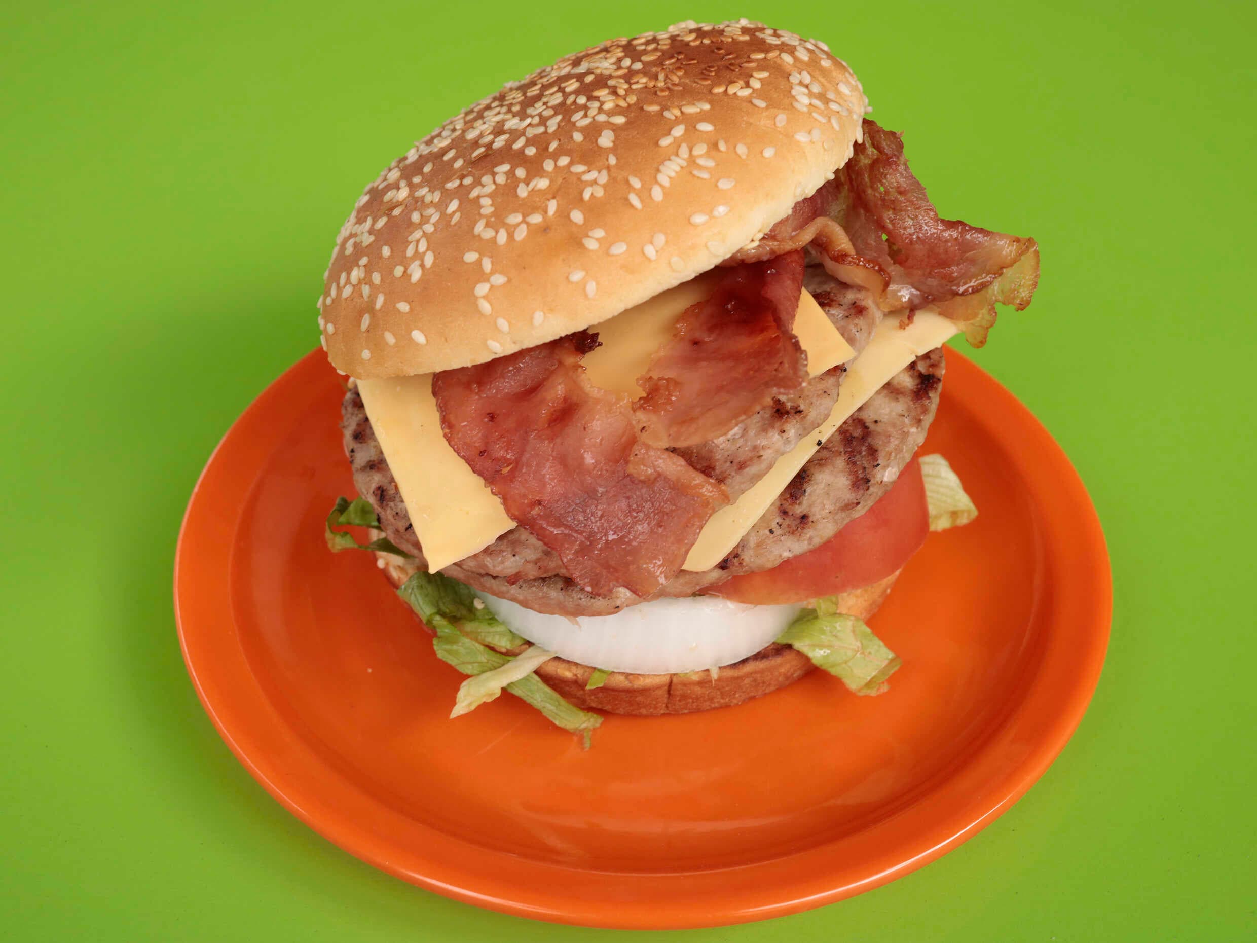 Tocino Burger con Queso