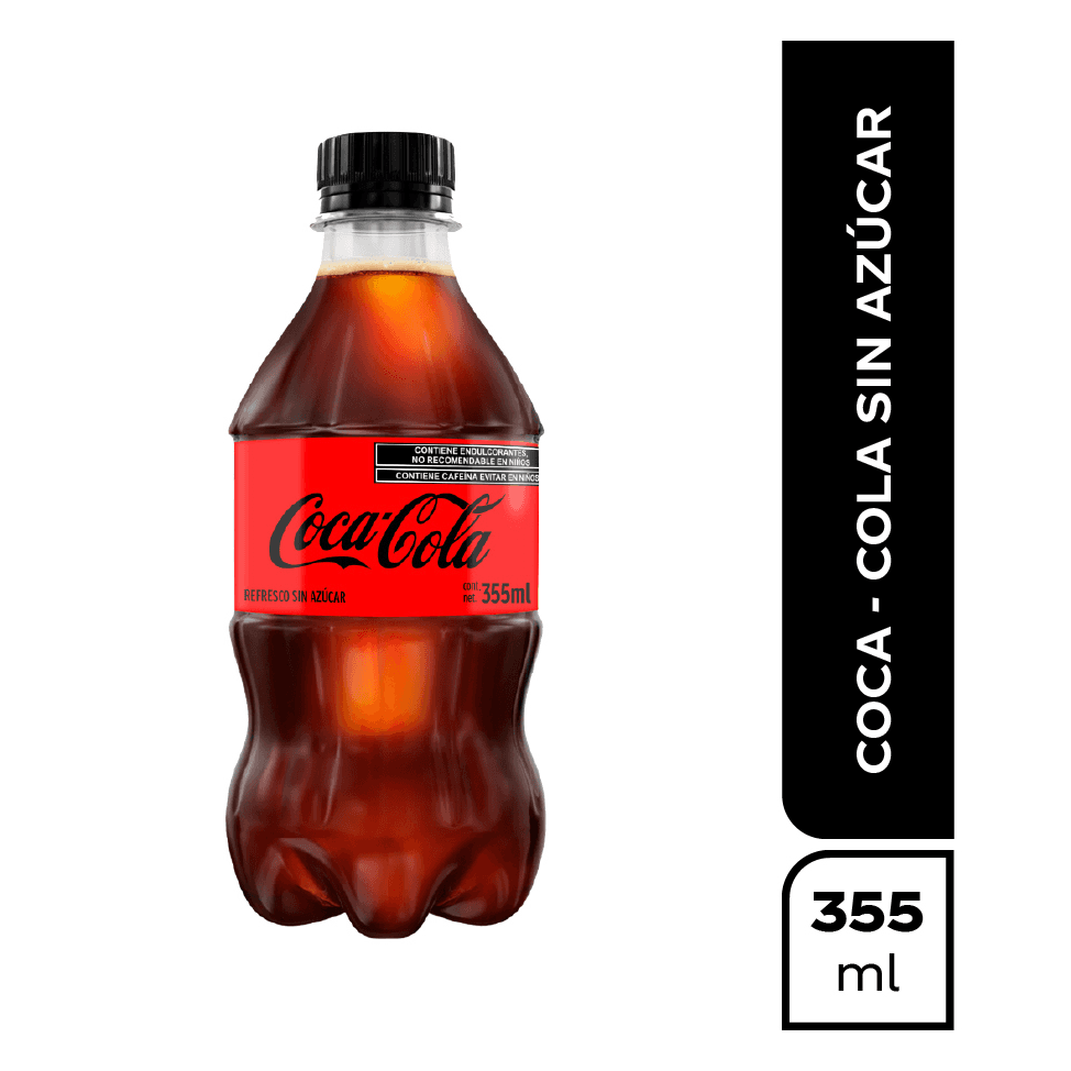 Coca Cola Sin Azúcar 355 ML