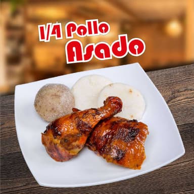 1/4 de Pollo Asado