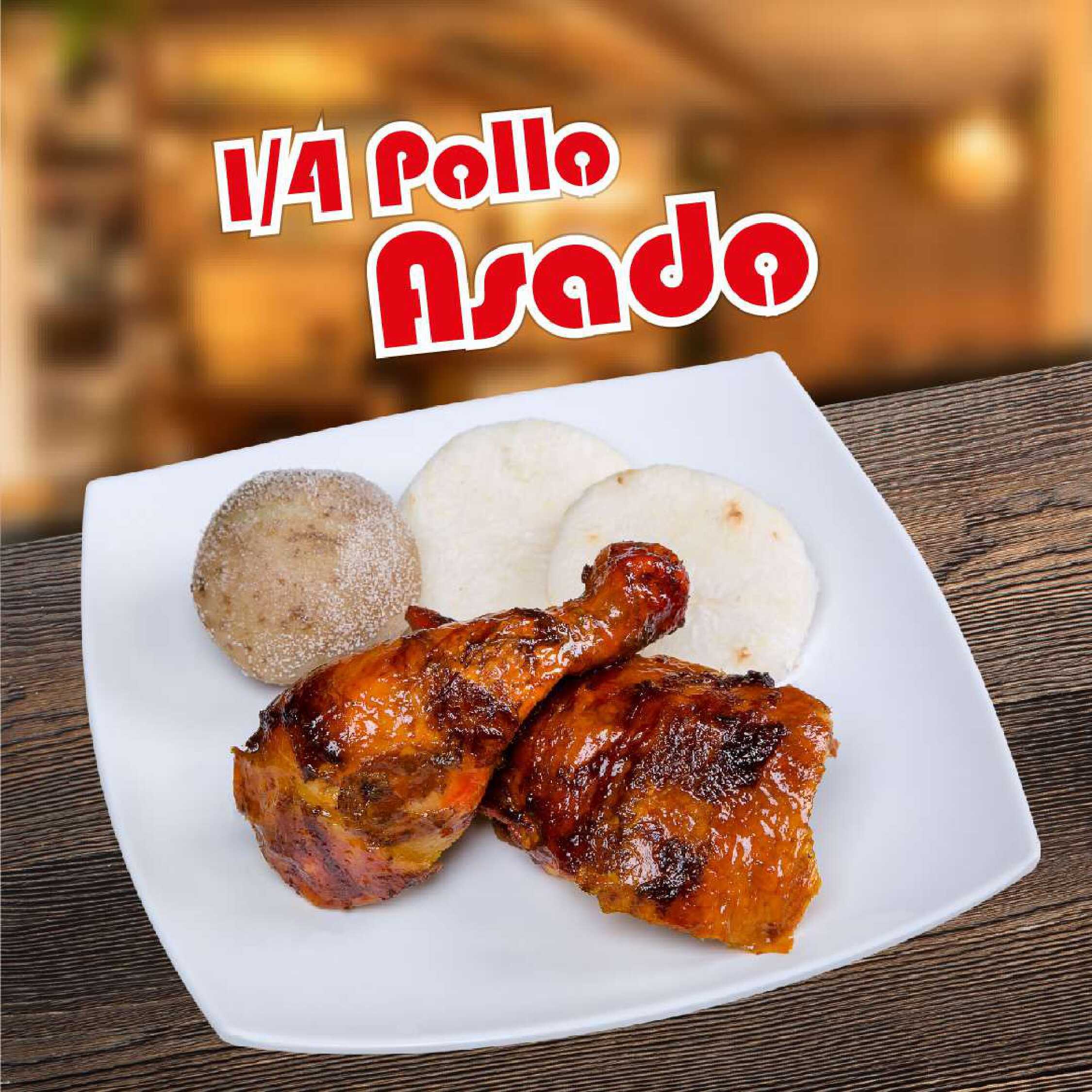 1/4 de Pollo Asado
