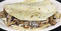 Taco arabe con queso