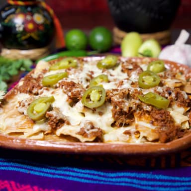 Nachos con Birria