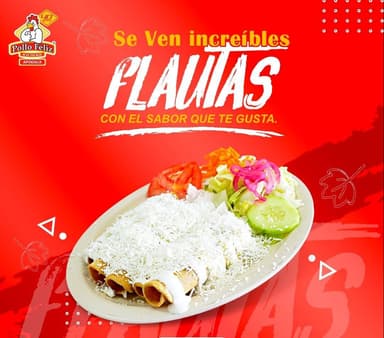 Flautas de Pollo
