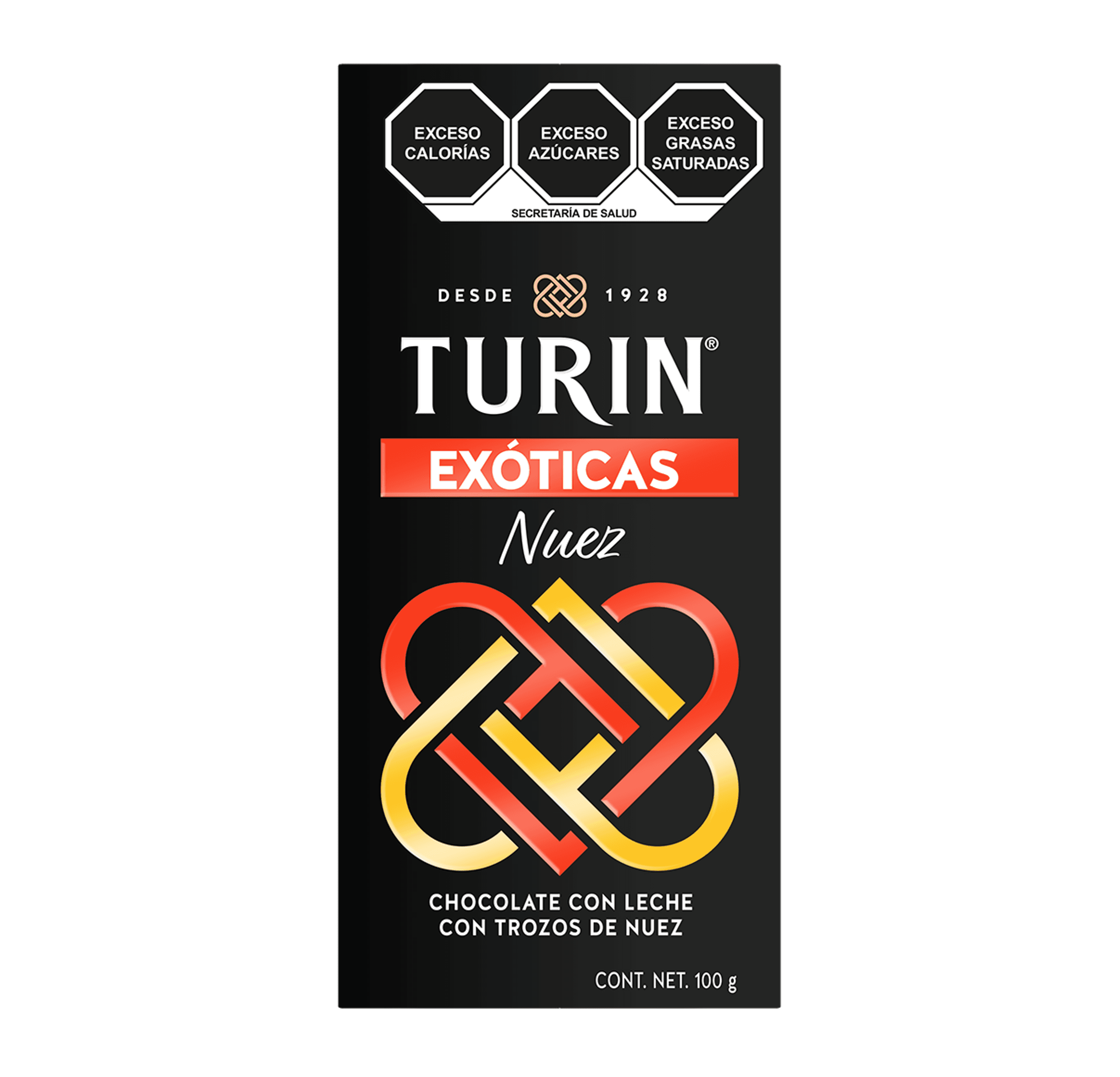 Turin Exóticas con Nuez Tablilla 100 g