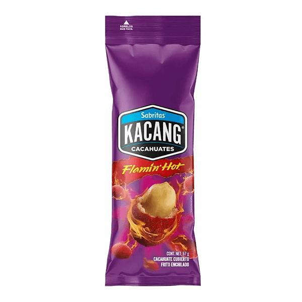 Cacahuates Kacang Flamin Hot 69 Gr