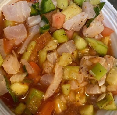 1/2 litro ceviche de pescado