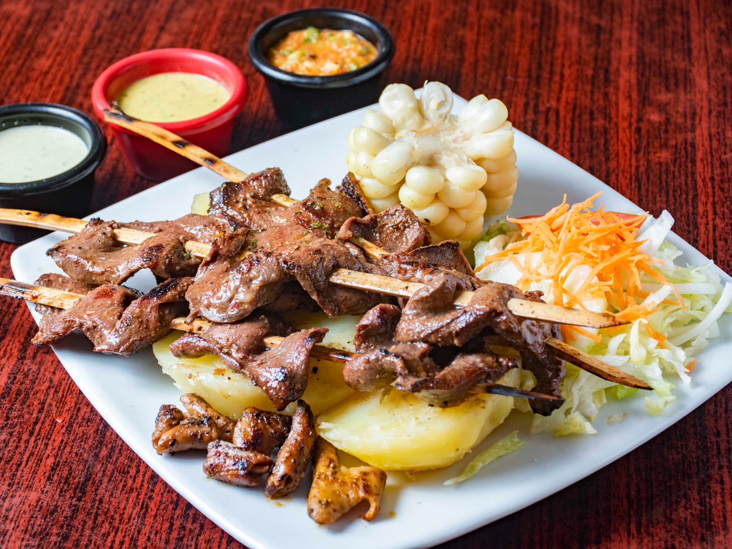 Anticuchos de corazón