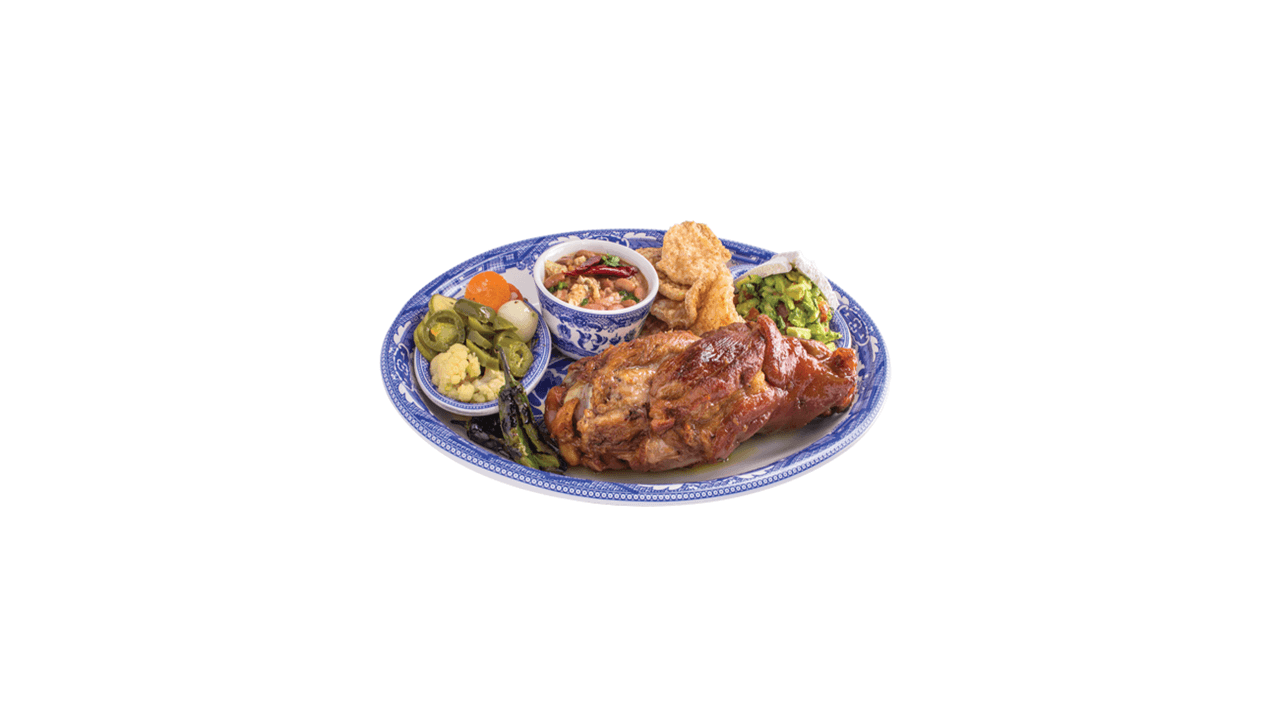 Chamorro de Cerdo en Carnitas estilo Michoacán
