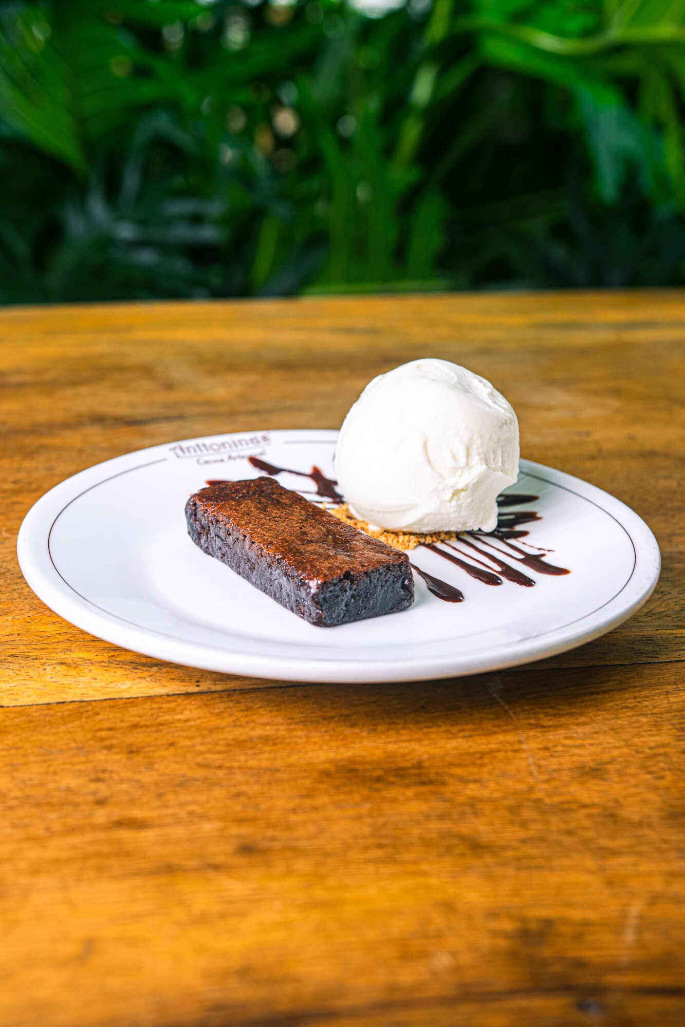 Brownie con Helado