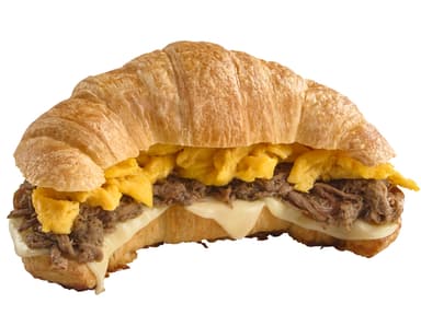 Croissant de Carne y huevo