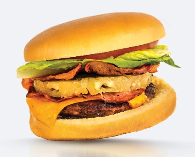 Hamburguesa Hawaiana de Res