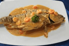 Bocachico en salsa de camarones 500gr.